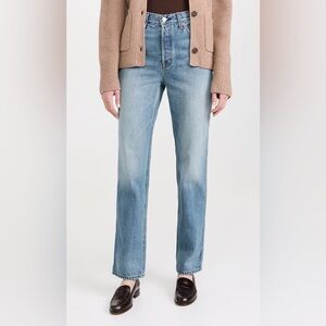 Alex Mill Carla high rise straight 100% cotton jeans, size 27